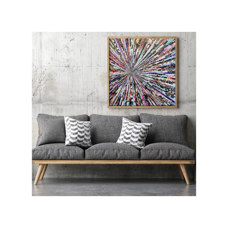 Original Modern Abstract Collage by Benjamin Phillips