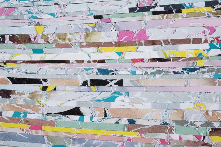 Original Modernism Abstract Collage by Benjamin Phillips