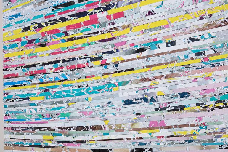 Original Modernism Abstract Collage by Benjamin Phillips