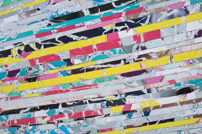 Original Modernism Abstract Collage by Benjamin Phillips