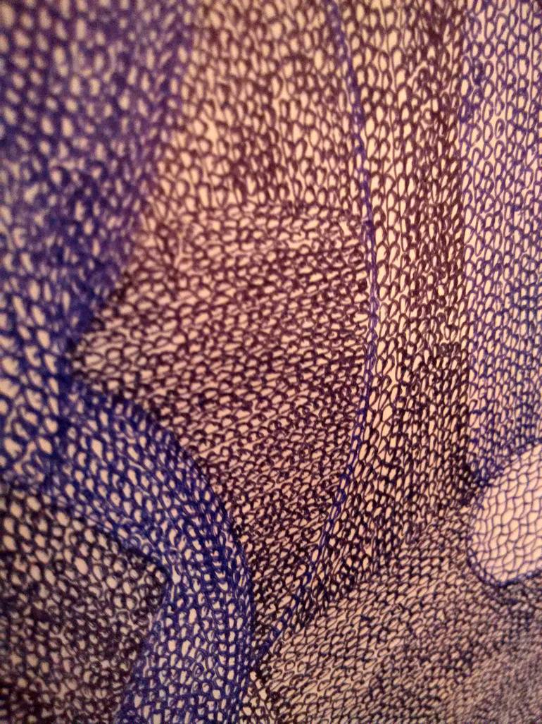 Original Abstract Expressionism Nature Drawing by Sanjay Kumar