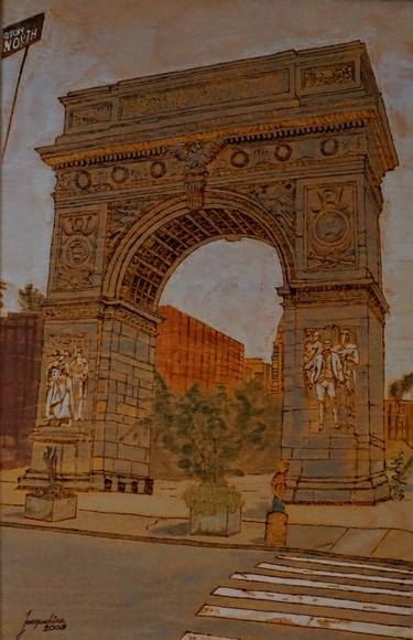 Washington Square Arch, New York thumb