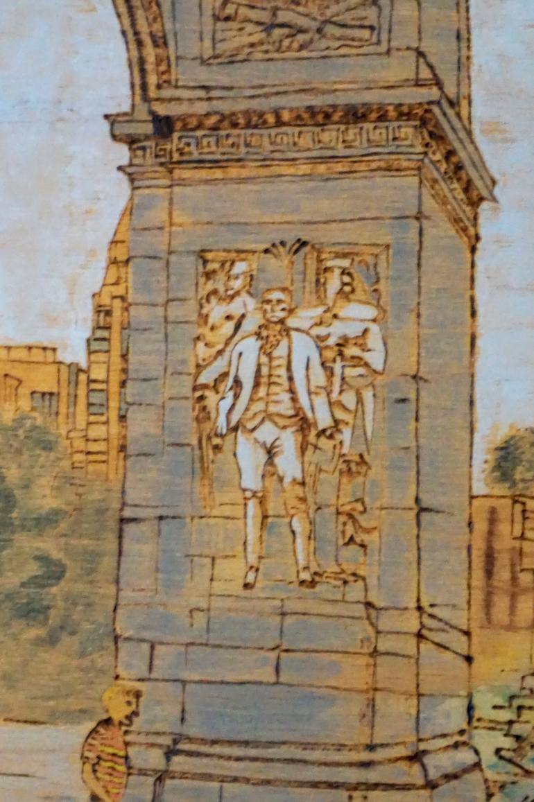 Original Figurative Architecture Painting by Jacqueline Köksal-Dubler