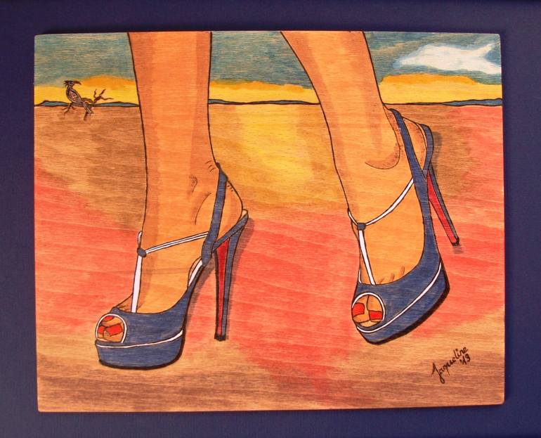 painting high heels