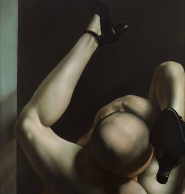 Print of Realism Erotic Paintings by karel balcar