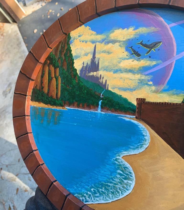 Original Illustration Fantasy Painting by David Roman