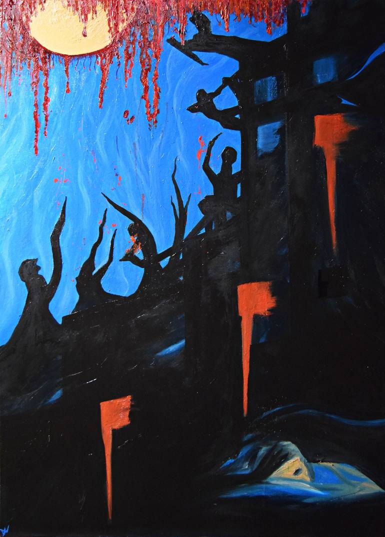 Print of Abstract Expressionism Abstract Paintings by David Roman