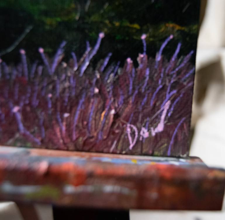 Original Impressionism Landscape Painting by David Roman