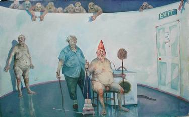 Original Surrealism People Paintings by David Shanahan