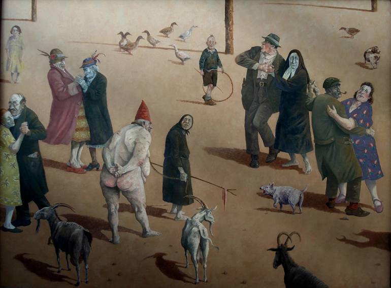 Original Folk Religious Paintings by David Shanahan