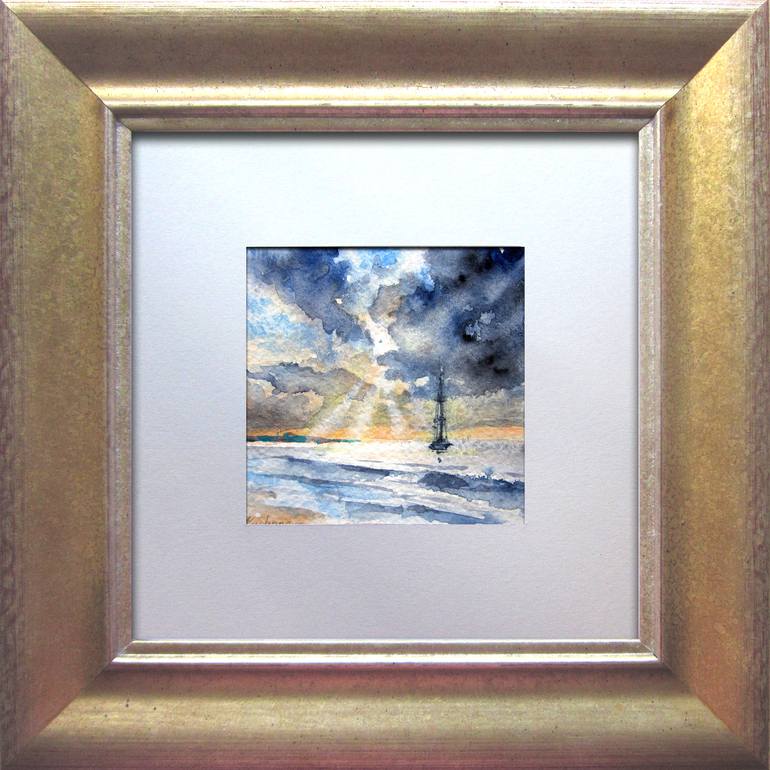 Original Seascape Painting by Violetta Kurbanova