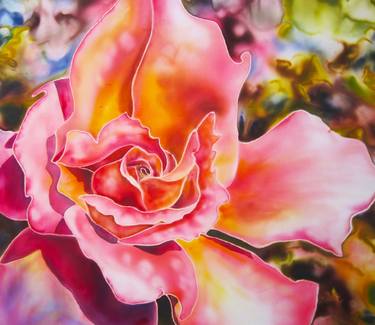 Print of Realism Floral Paintings by Violetta Kurbanova