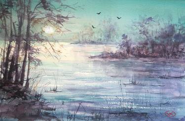 Print of Fine Art Nature Paintings by Violetta Kurbanova