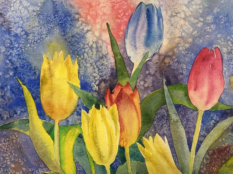 Original Fine Art Floral Painting by Svetlana Grecova