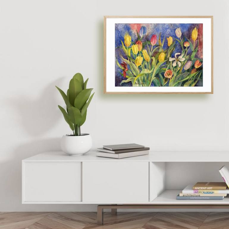 Original Fine Art Floral Painting by Svetlana Grecova