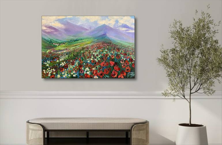 Original Contemporary Landscape Painting by Svetlana Grecova