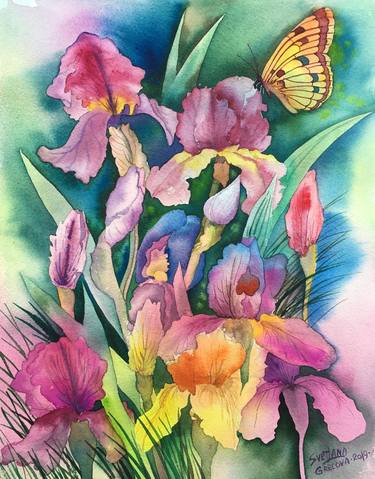 Print of Fine Art Floral Paintings by Svetlana Grecova