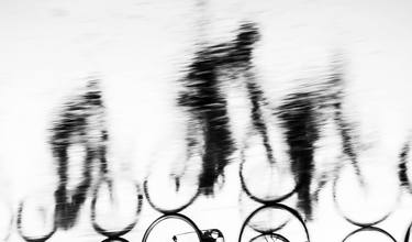 Original Abstract Expressionism Bicycle Photography by ANDREW LEVER