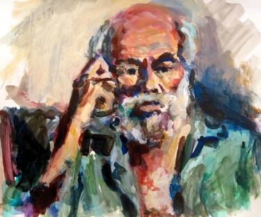 Original Figurative Portrait Paintings by Chuck Berk