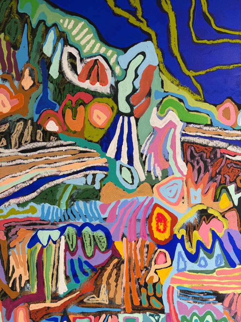 Original Abstract Expressionism Abstract Painting by Jonathan Gemmell