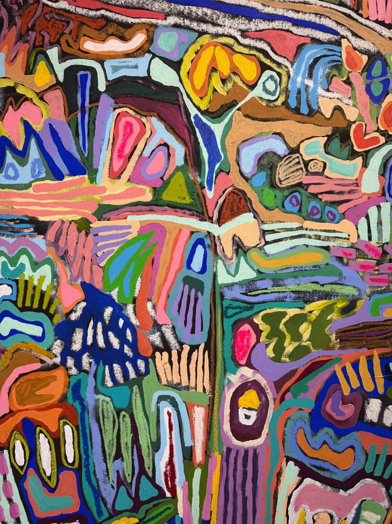 Original Abstract Expressionism Abstract Painting by Jonathan Gemmell