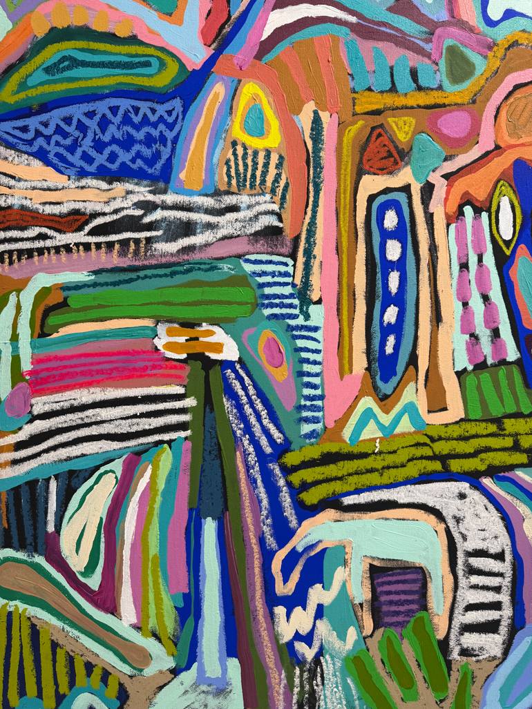 Original Abstract Expressionism Abstract Painting by Jonathan Gemmell