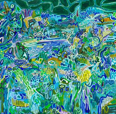 Original Abstract Expressionism Abstract Painting by Jonathan Gemmell