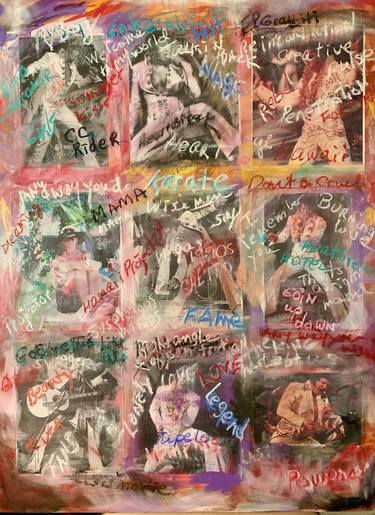 Original Expressionism Celebrity Mixed Media by Gleah Powers