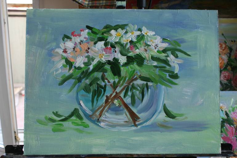 Original Impressionism Still Life Painting by Andrey Skorodumov