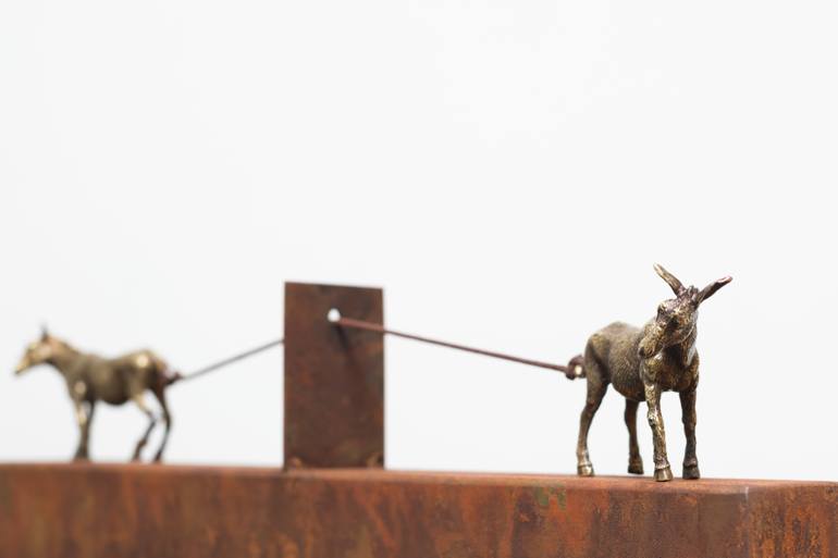 Original Figurative Animal Sculpture by Pancho  Porto