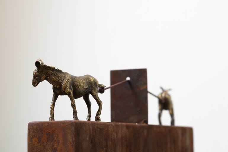 Original Figurative Animal Sculpture by Pancho  Porto