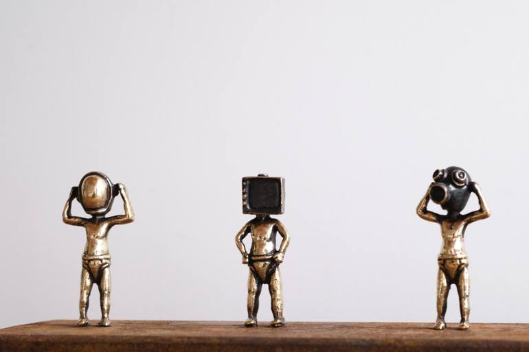 Original Figurative Children Sculpture by Pancho  Porto