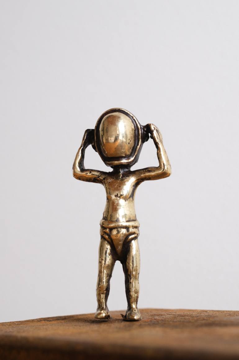 Original Figurative Children Sculpture by Pancho  Porto