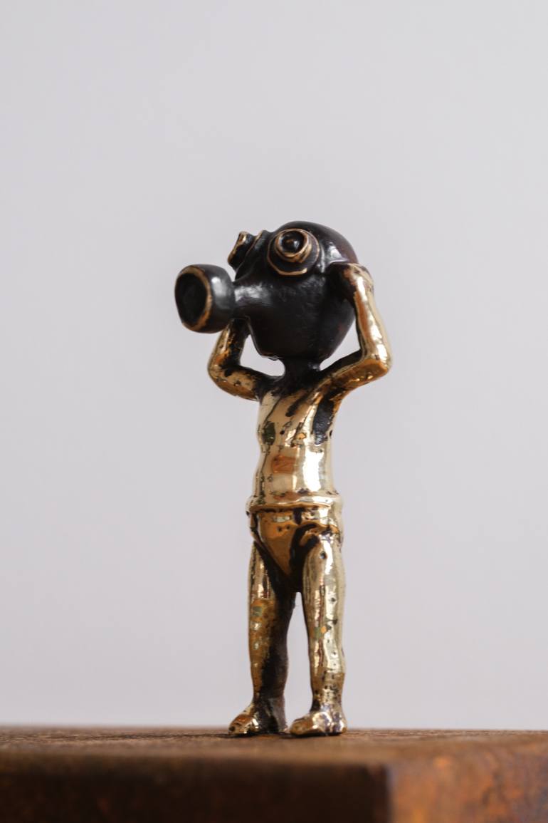 Original Figurative Children Sculpture by Pancho  Porto