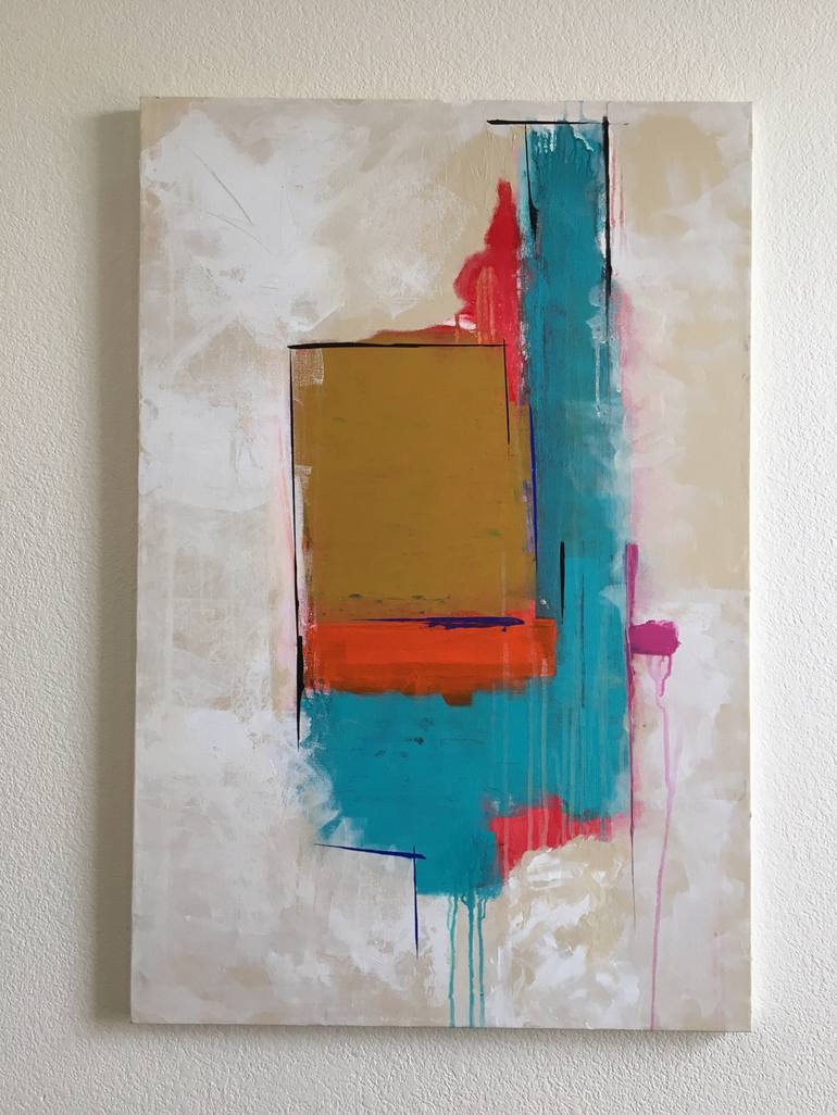 Original Abstract Expressionism Abstract Painting by ADriane Nieves