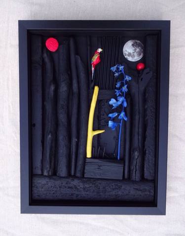 Original Dada Abstract Collage by Tom Glynn