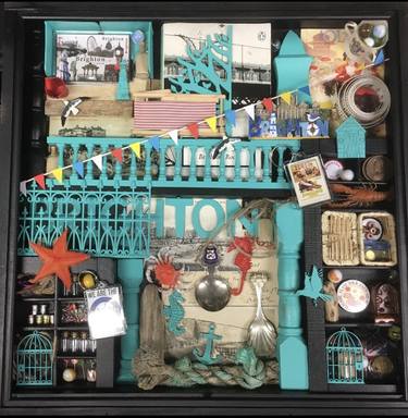 Brighton Shadow Box (Assemblage) thumb