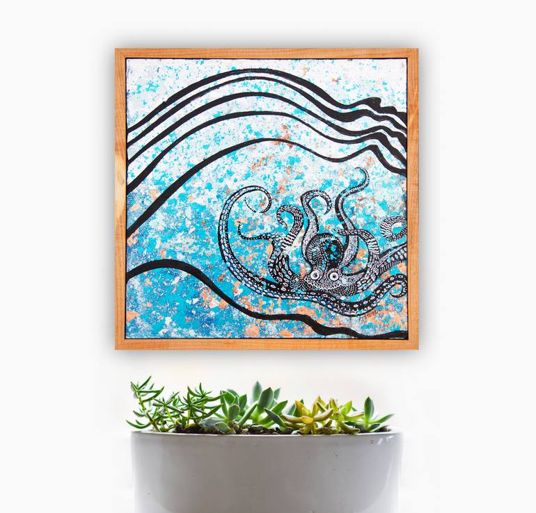 Original Figurative Animal Painting by Jennifer Rosseter