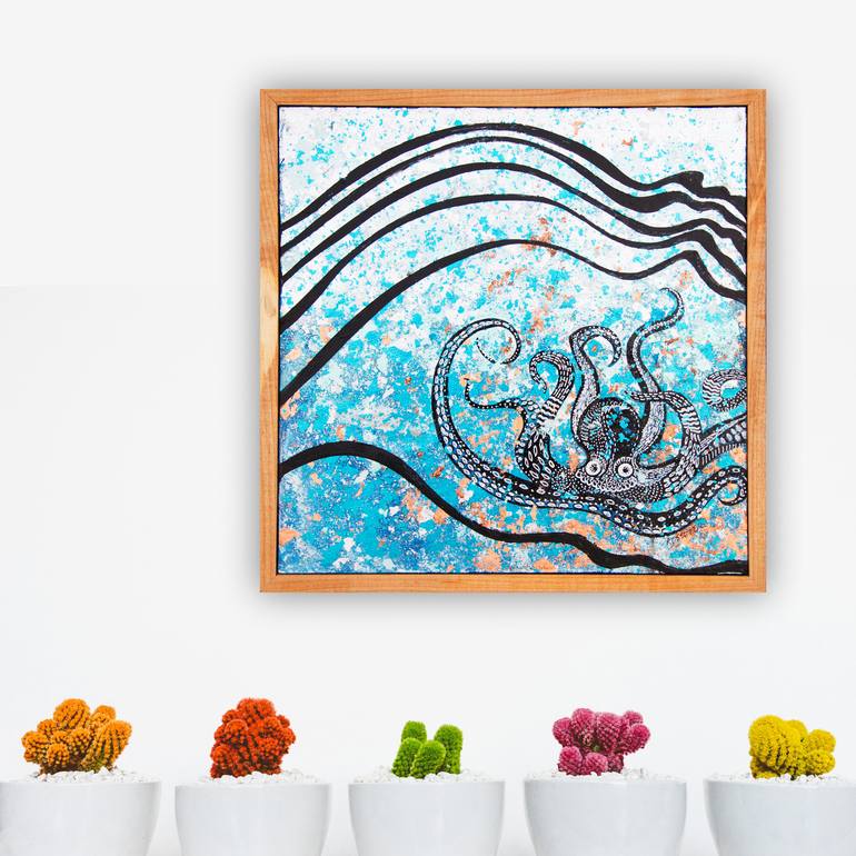 Original Figurative Animal Painting by Jennifer Rosseter