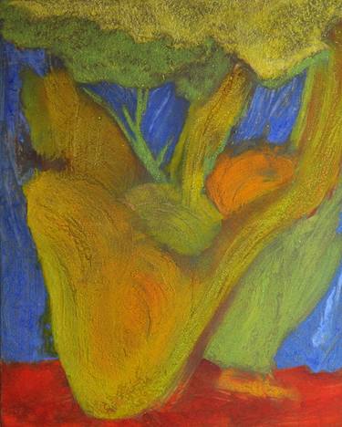 Original Abstract Expressionism Botanic Paintings by Heike Juergens
