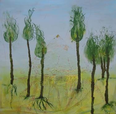 Original Expressionism Landscape Paintings by Heike Juergens