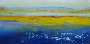 Original Abstract Expressionism Landscape Paintings by Heike Juergens