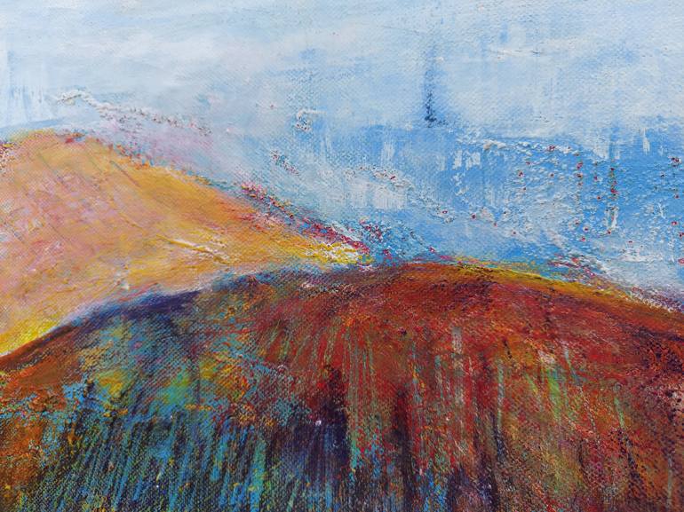 Original Abstract Landscape Painting by Heike Juergens