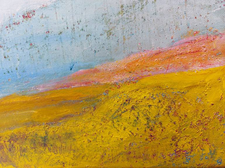 Original Abstract Landscape Painting by Heike Juergens