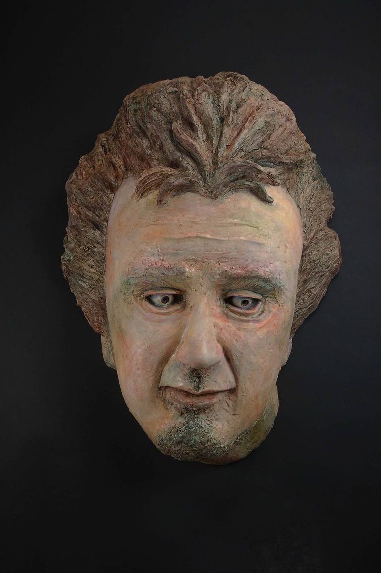 Original Fine Art Portrait Sculpture by Helaine Schneider