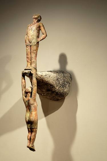 Original Conceptual People Sculpture by Helaine Schneider