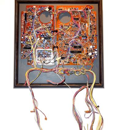 Print of Abstract Science/Technology Mixed Media by Bill Reiter