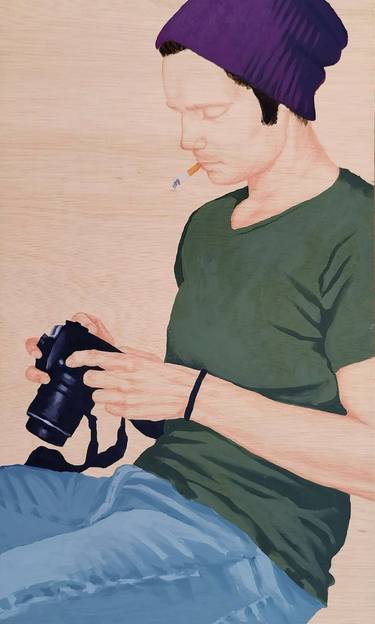 Original Figurative Men Paintings by Marc G Ballve