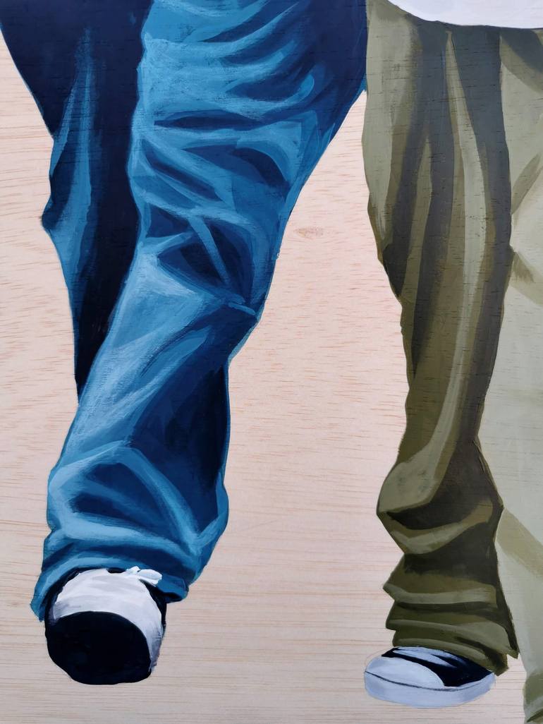 Original Figurative People Painting by Marc G Ballve