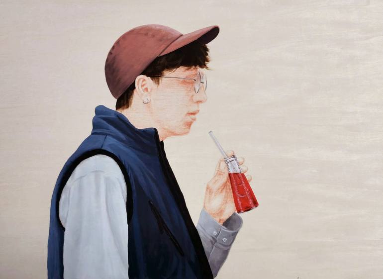Original Figurative Food & Drink Paintings by Marc G Ballve